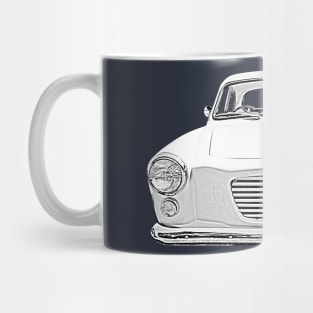 Gilbern GT 1960s classic car monochrome Mug